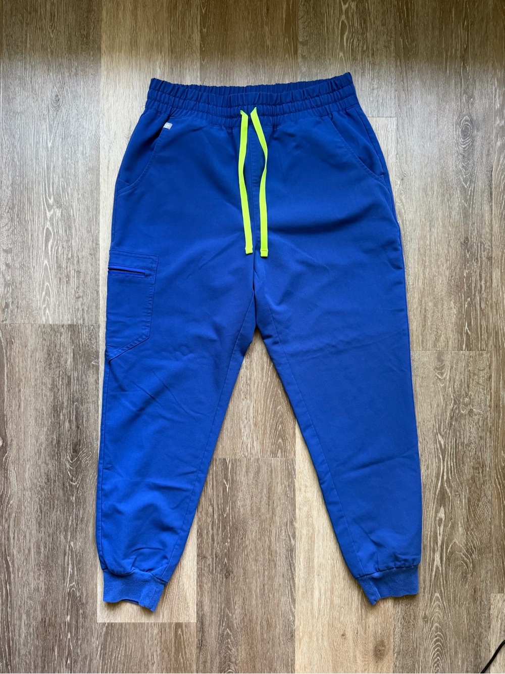 FIGS Zamora High-Waisted Jogger Scrub Pant MP Electric Blue